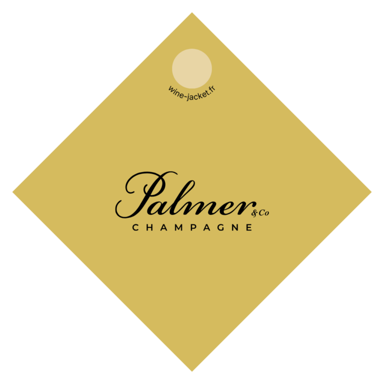 BAT Champagne Palmer - Liteau à bouteille personnalisé par Wine Jacket